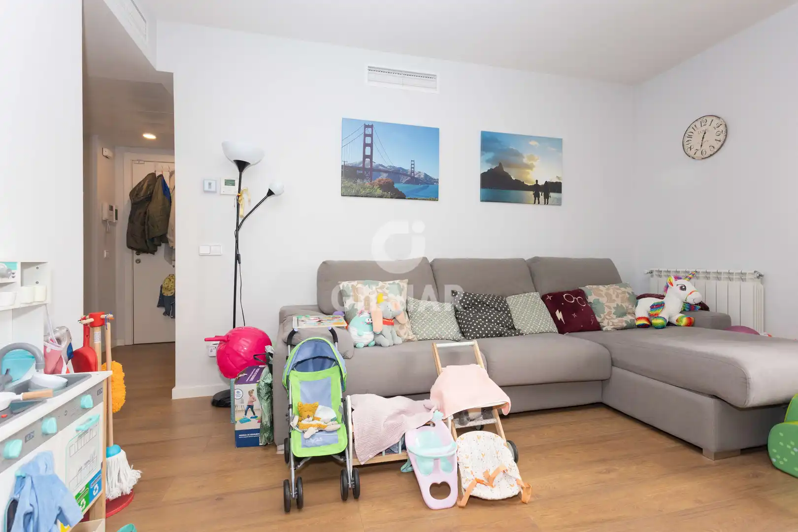 Schlafzimmer von Maisonette zum Verkauf in Madrid mit Heizung, Privatgarten und Abstellraum
