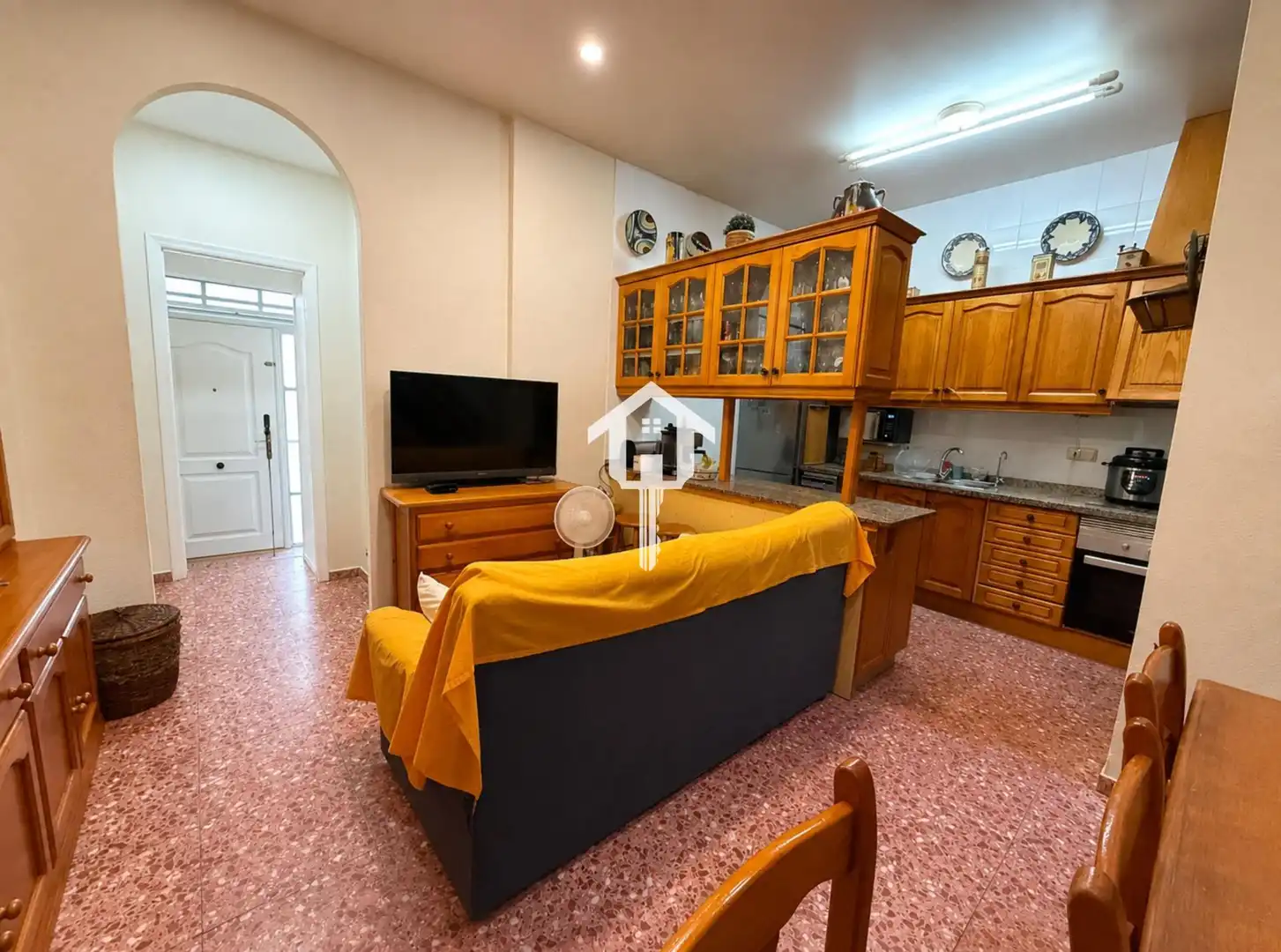 Sala de estar de Casa adosada en venta en Alicante / Alacant