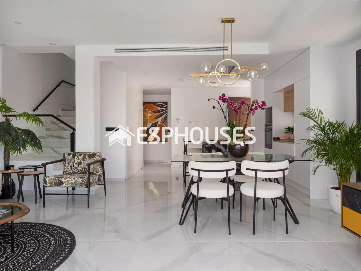 Comedor de Casa adosada en venta en San Pedro del Pinatar con Aire acondicionado, Terraza y Piscina