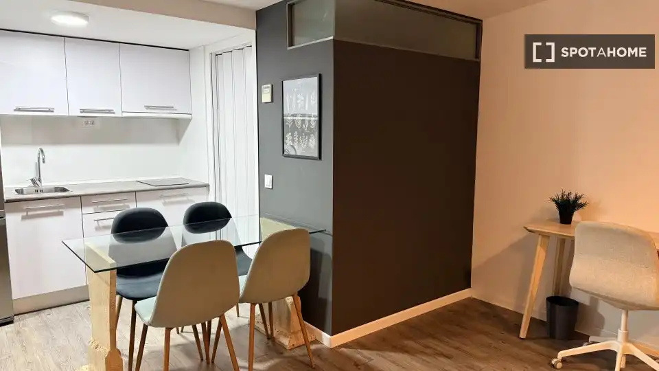 Dining room of Study for share in Alcalá de Henares  with Air Conditioner, Heating and Terrace