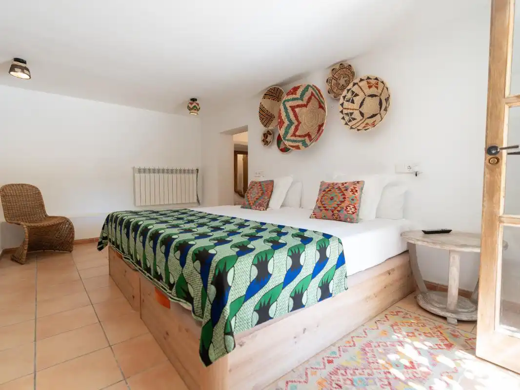 Bedroom of Houses for sale in Sant Josep de sa Talaia  with Air Conditioner, Heating and Private garden
