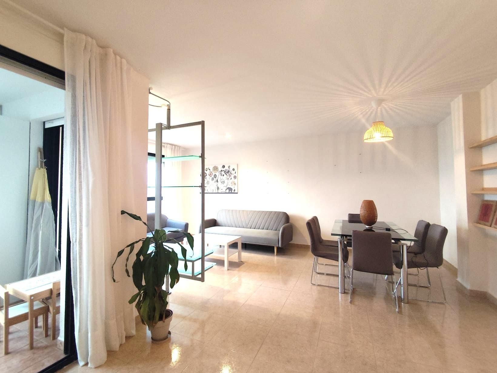 Living room of Attic to rent in Cartagena  with Air Conditioner, Terrace and Balcony