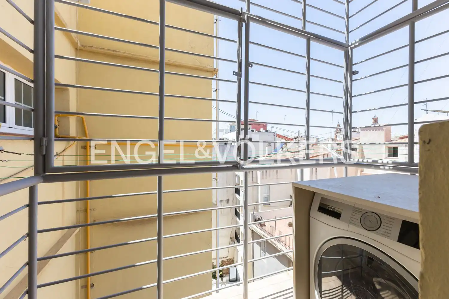 Terraza de Piso de alquiler en Valencia con Aire acondicionado, Calefacción y Amueblado