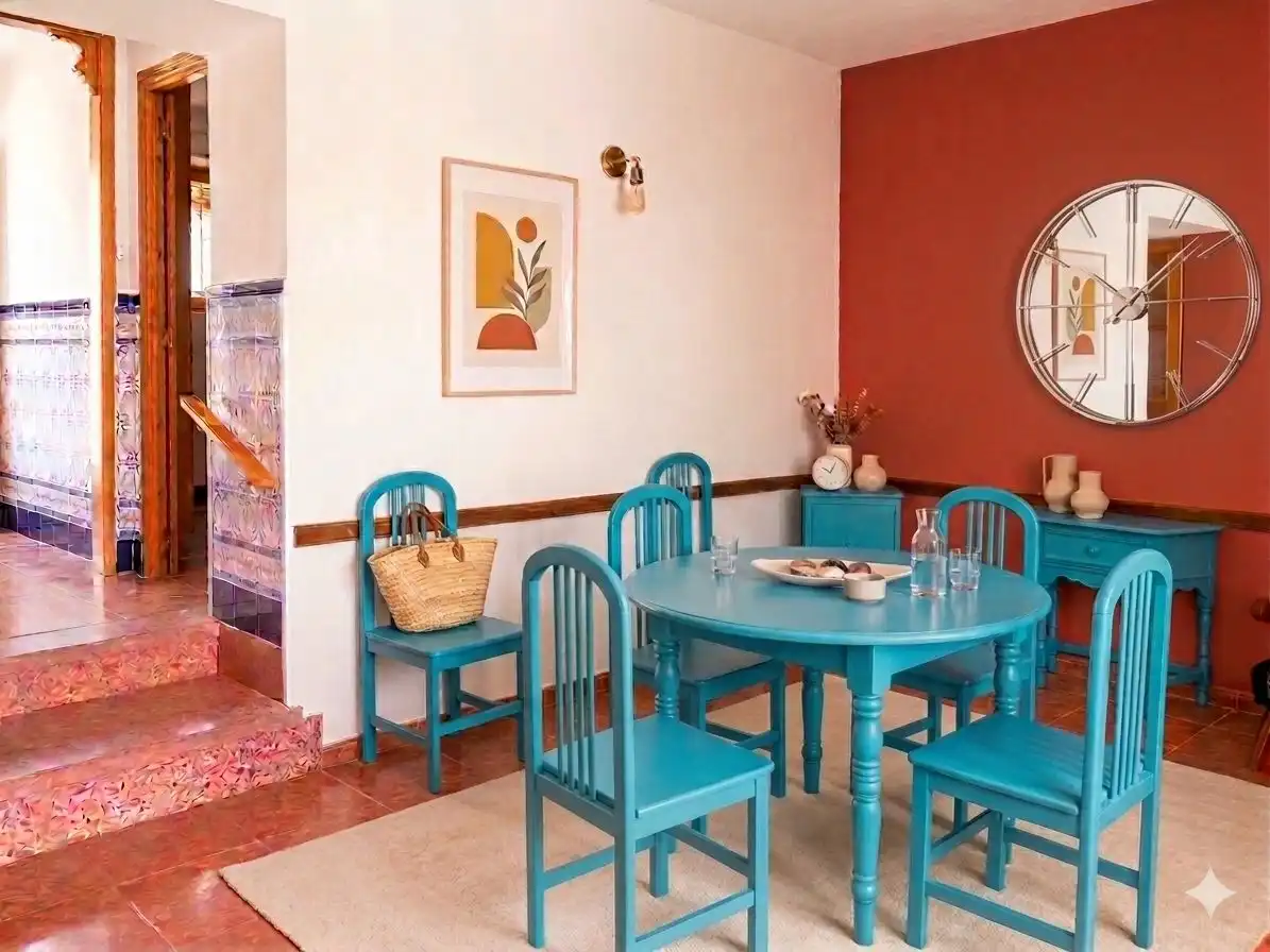 Dining room of Detached homes for sale in Cuevas Bajas  with Private garden