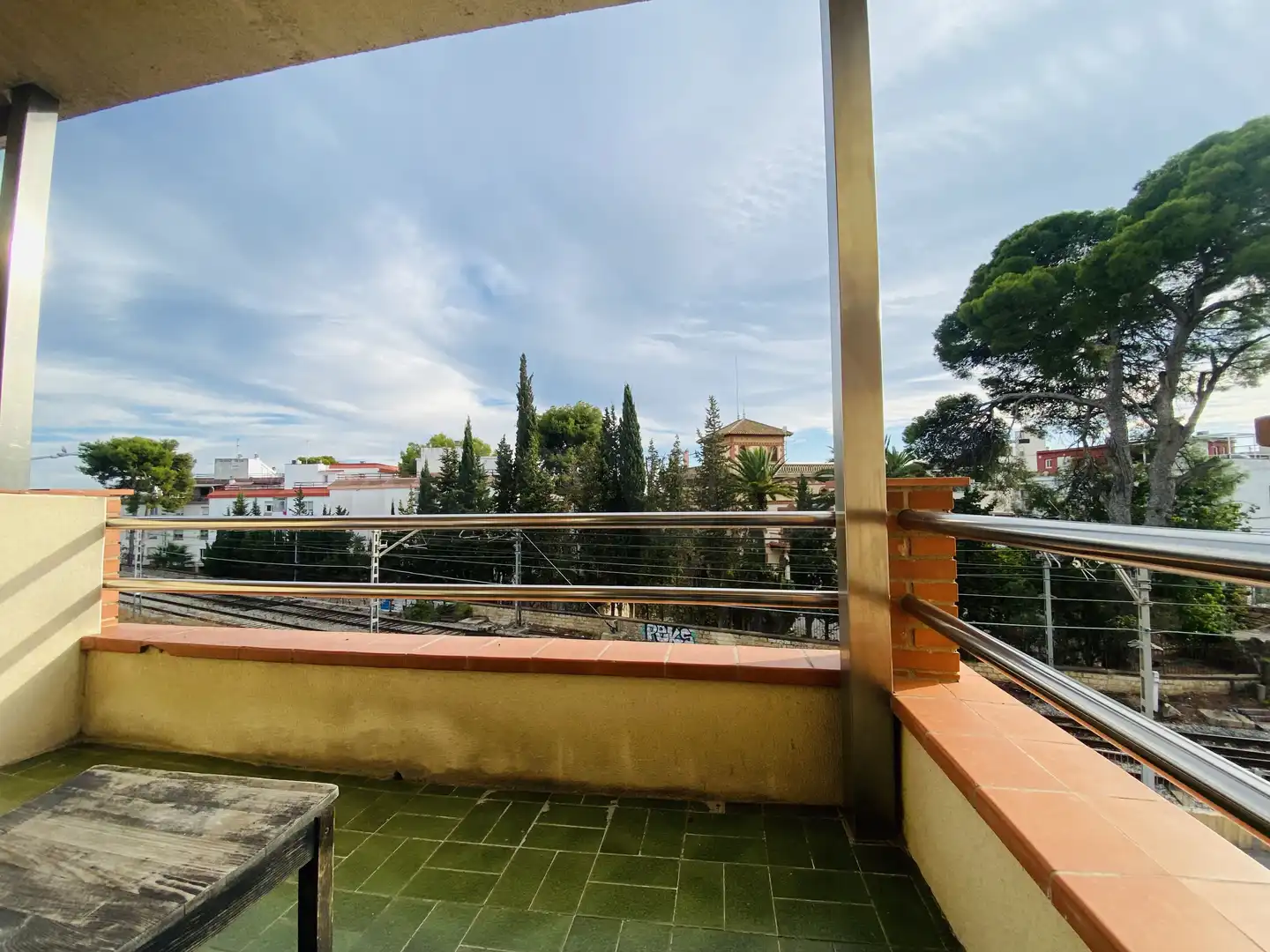 Terrasse von Wohnung zur Miete in Sitges mit Klimaanlage und Terrasse