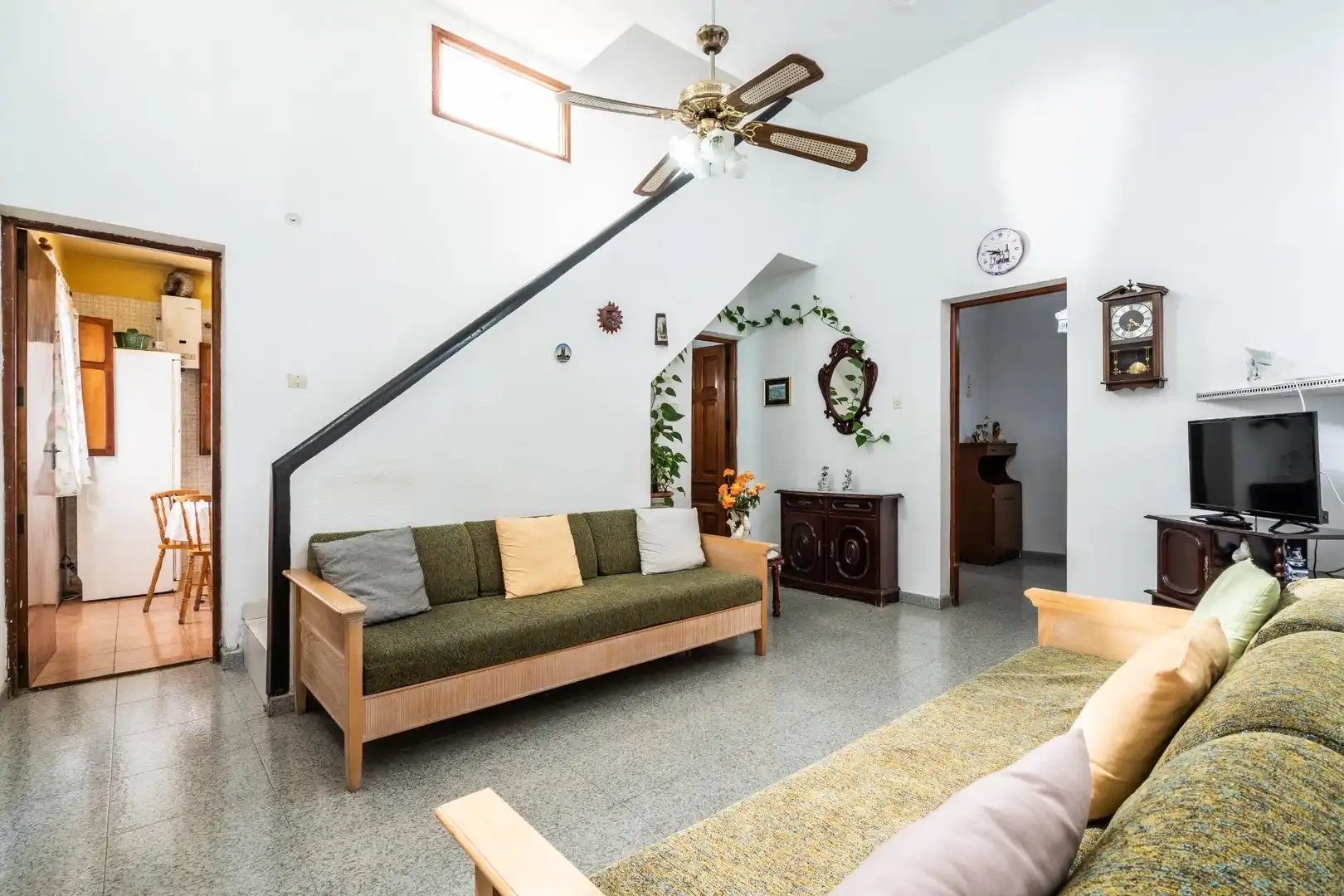 Sala de estar de Casa adosada en venta en Guía de Isora con Jardín privado y Terraza