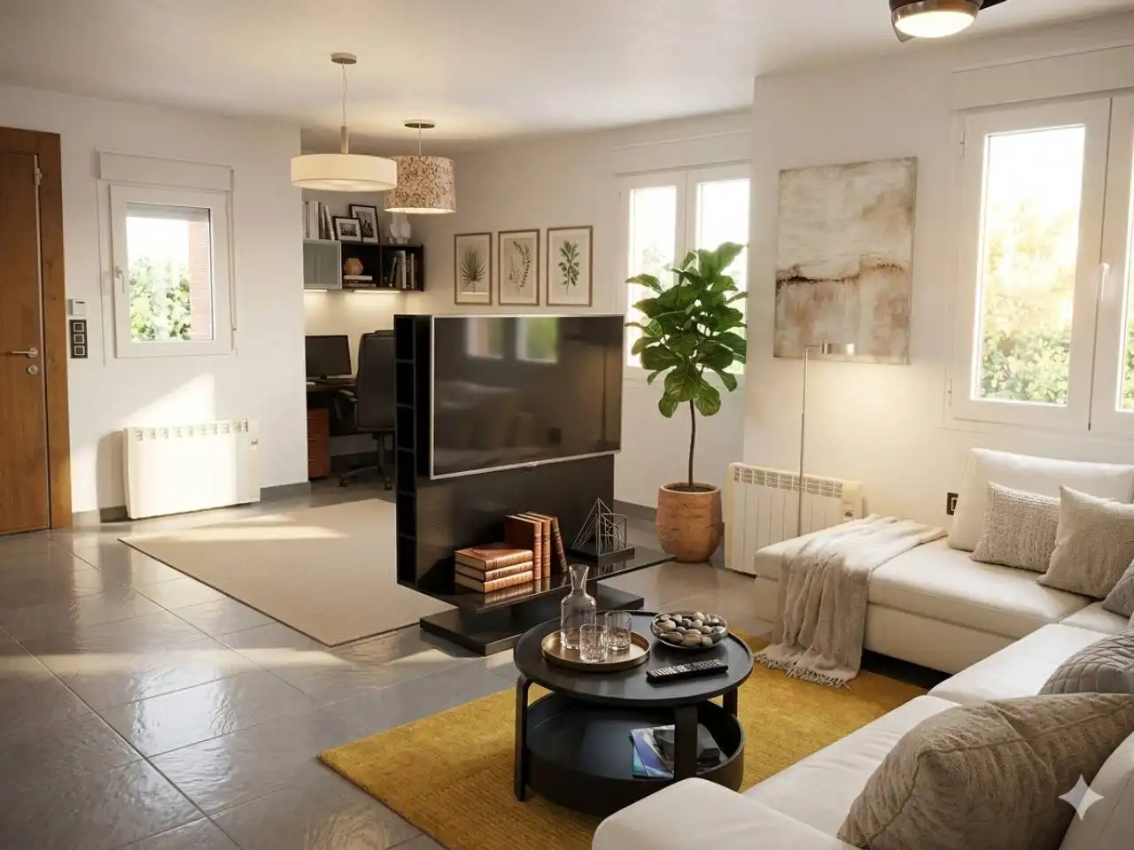 Sala de estar de Casa o chalet en venta en El Ejido con Aire acondicionado, Calefacción y Jardín privado
