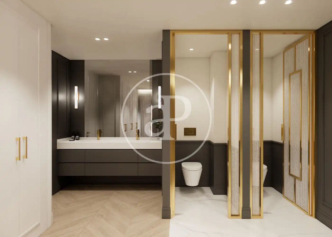 Bathroom of Flat for sale in Madrid  with Air Conditioner, Heating and Terrace