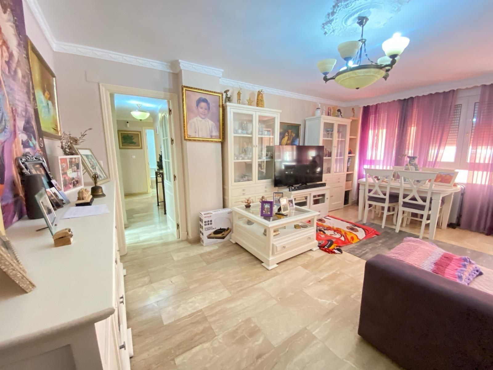 Living room of Flat for sale in  Cádiz Capital  with Heating