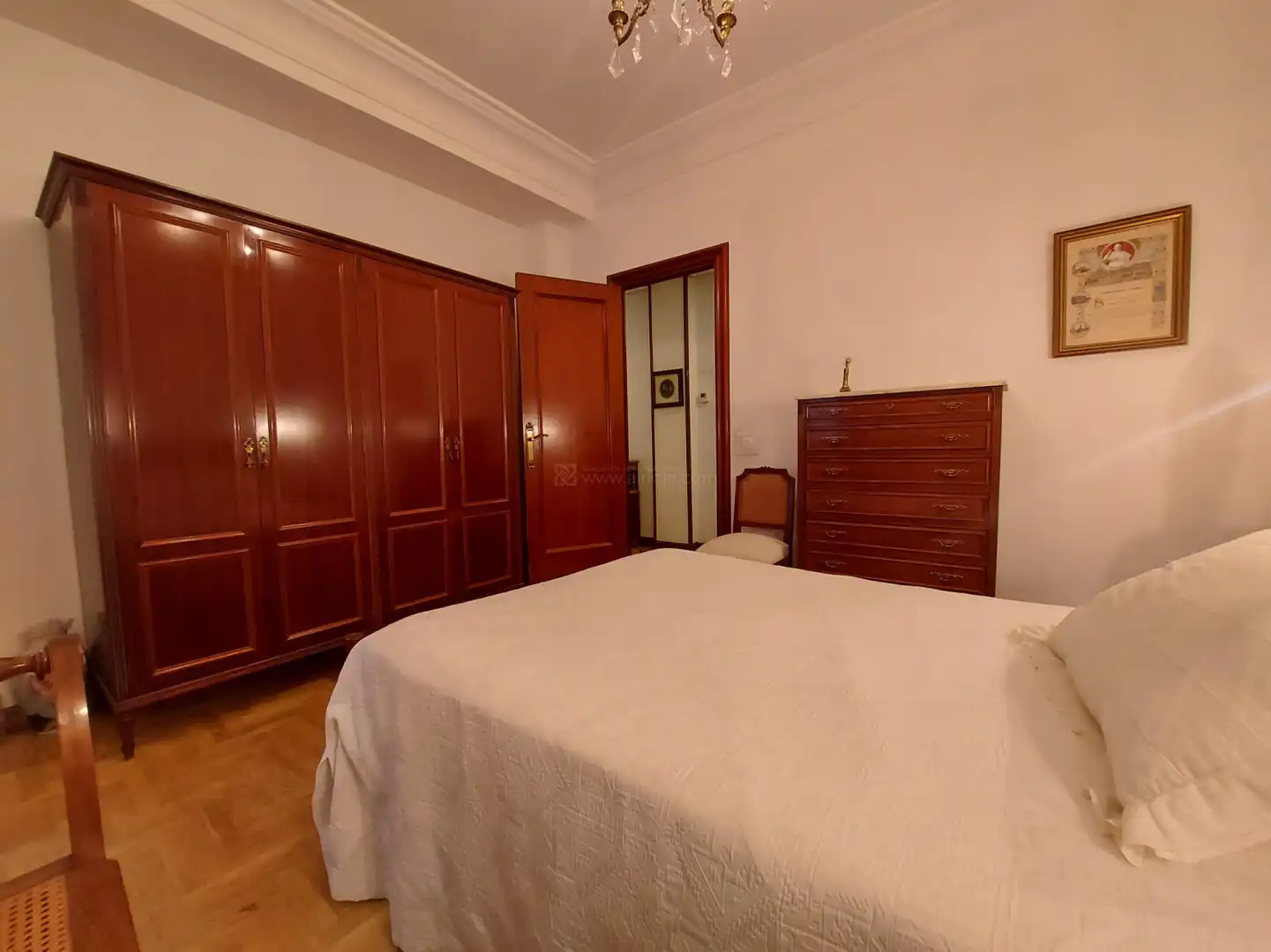 Bedroom of Flat for sale in  Logroño  with Heating, Parquet flooring and Balcony