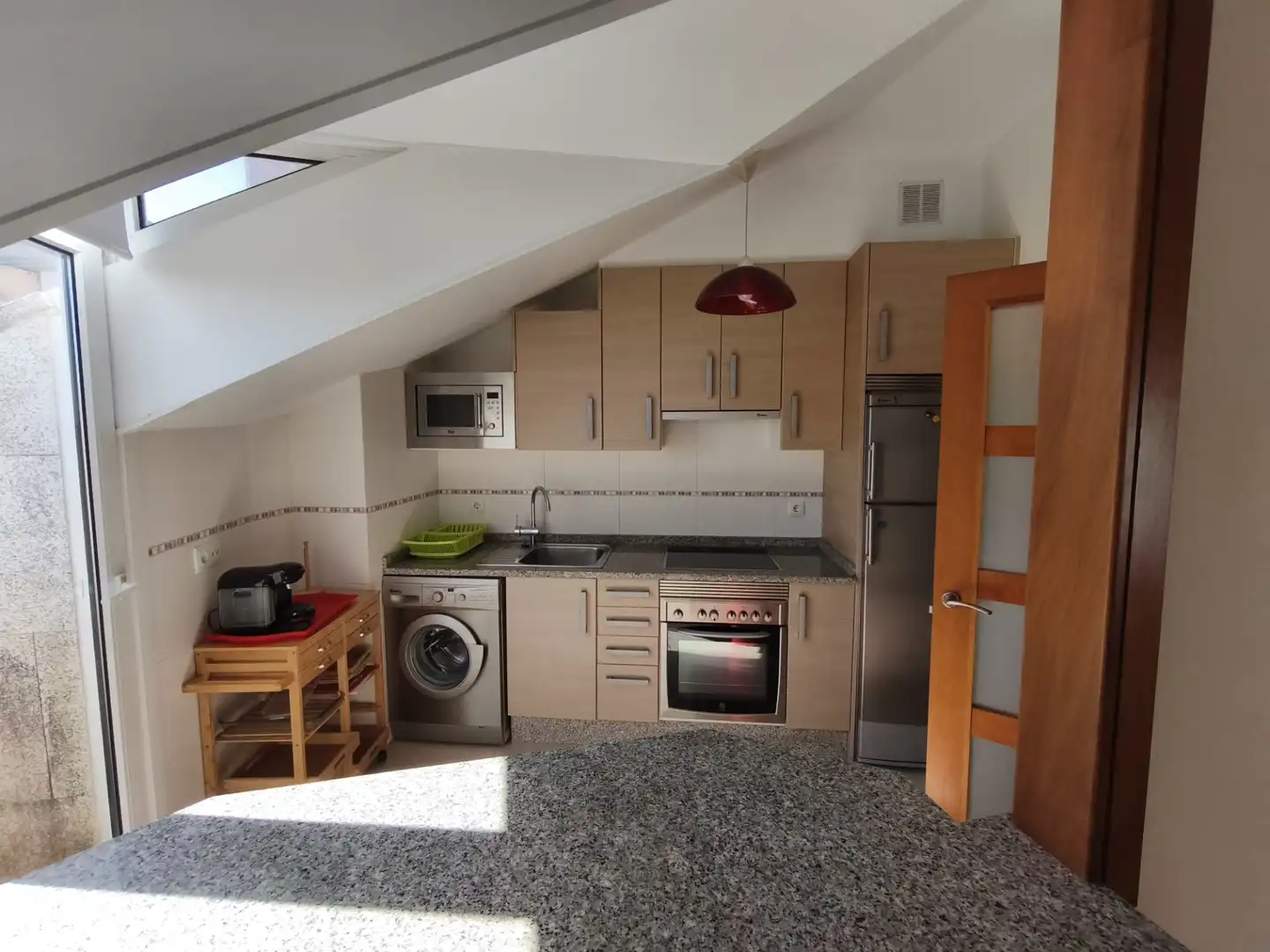 Cocina de Ático en venta en A Illa de Arousa  con Trastero y Amueblado