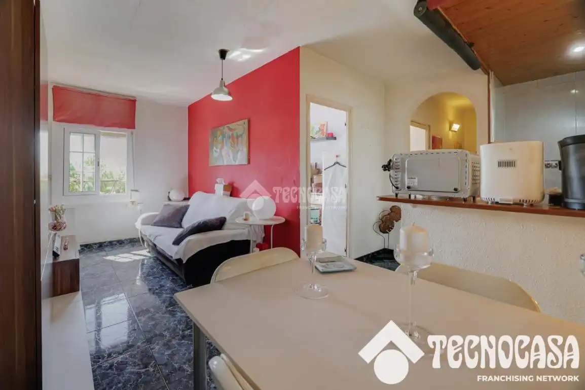 Sala de estar de Piso en venta en Badalona con Parquet