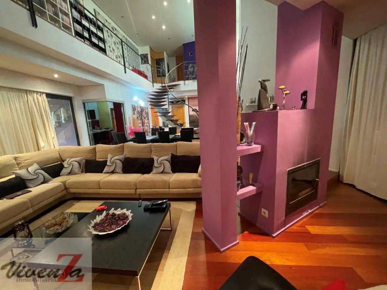 Sala d'estar de Casa o xalet en venda en Villaralbo amb Aire condicionat, Calefacció i Jardí privat