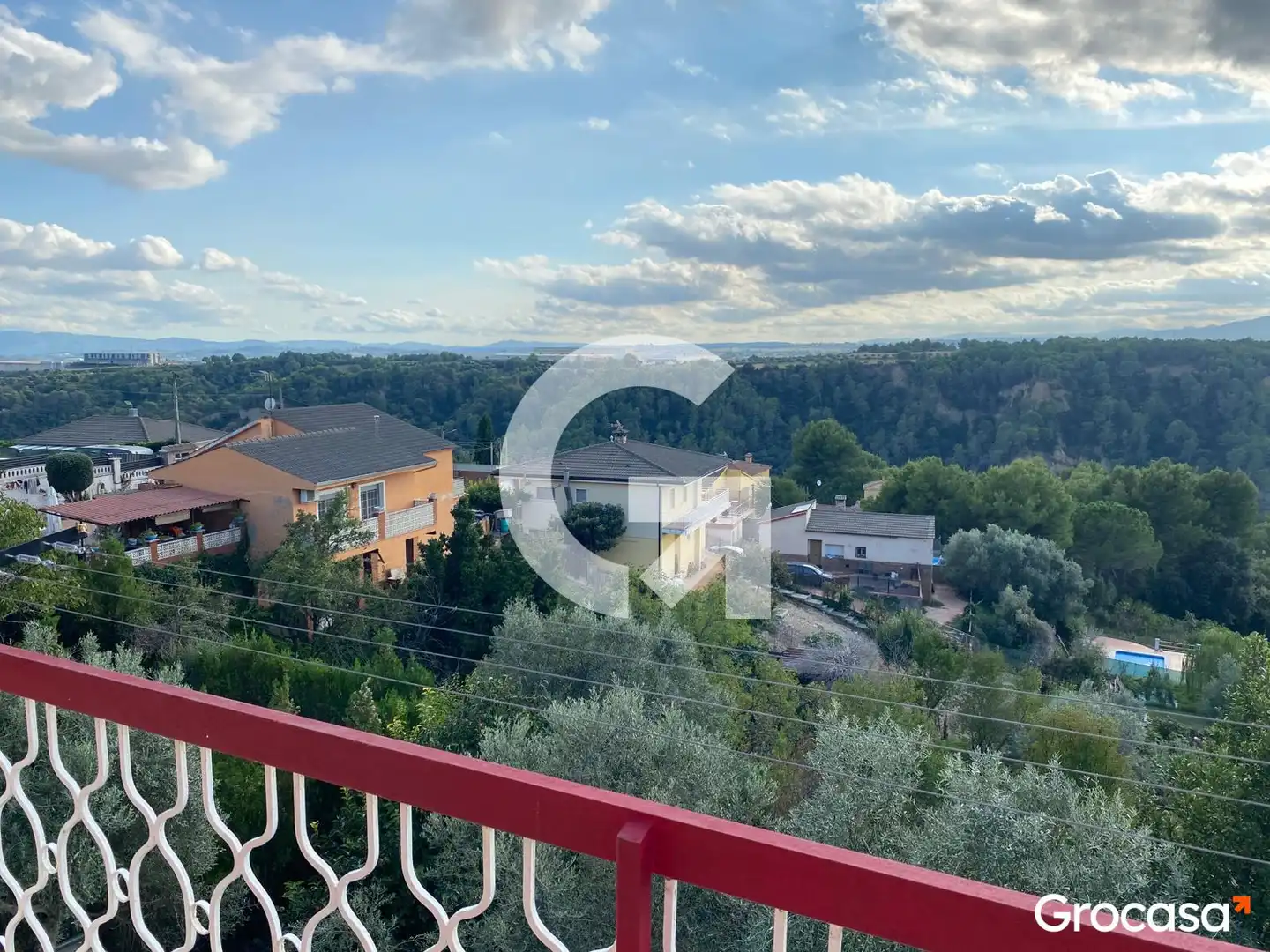 Vista exterior de Casa o chalet en venta en Els Hostalets de Pierola con Calefacción, Jardín privado y Terraza