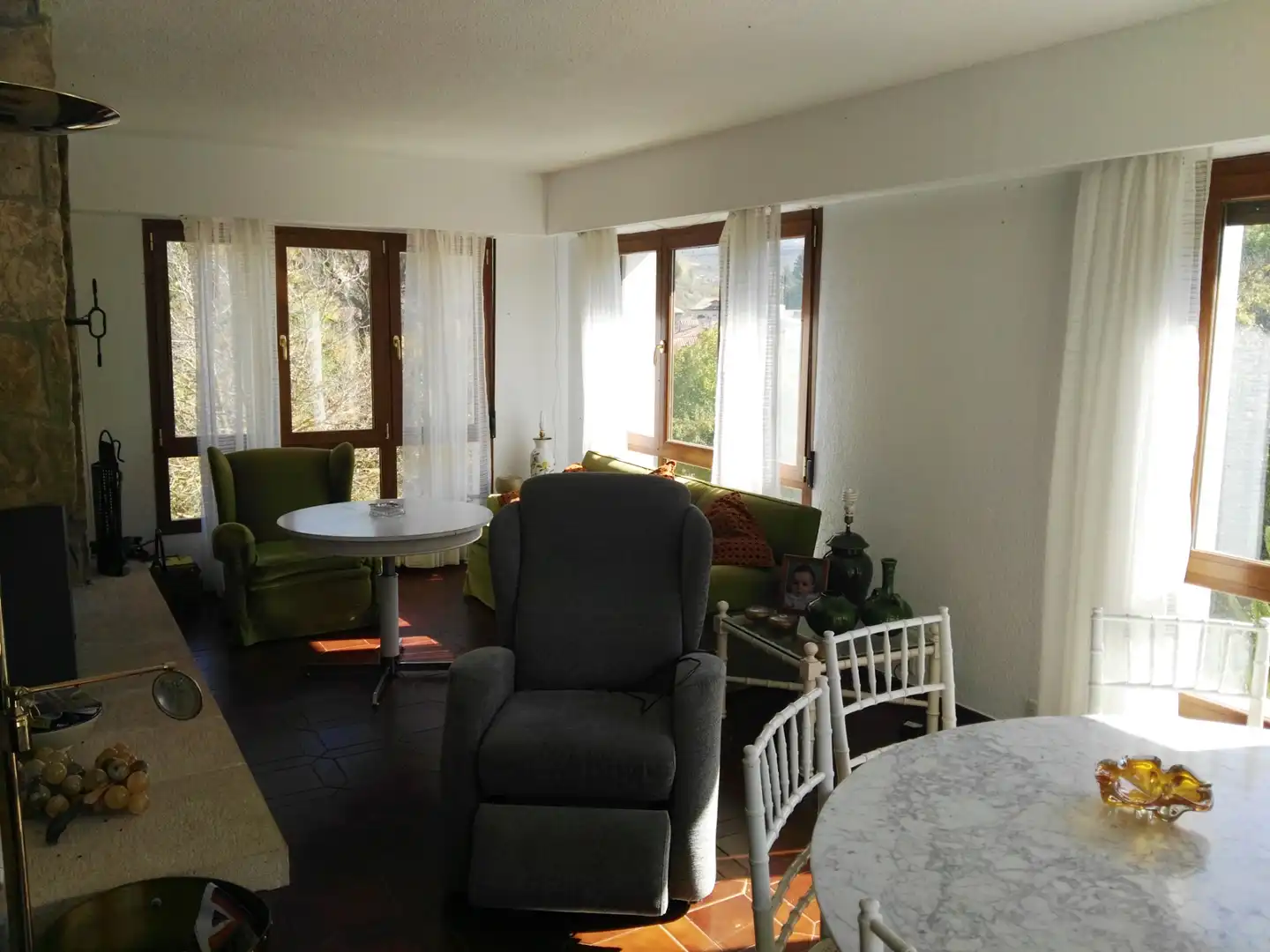 Living room of Houses for sale in Valle de Sedano  with Heating, Private garden and Parquet flooring