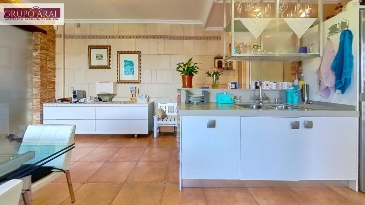 Kitchen of Flat for sale in Alicante / Alacant  with Air Conditioner, Heating and Private garden