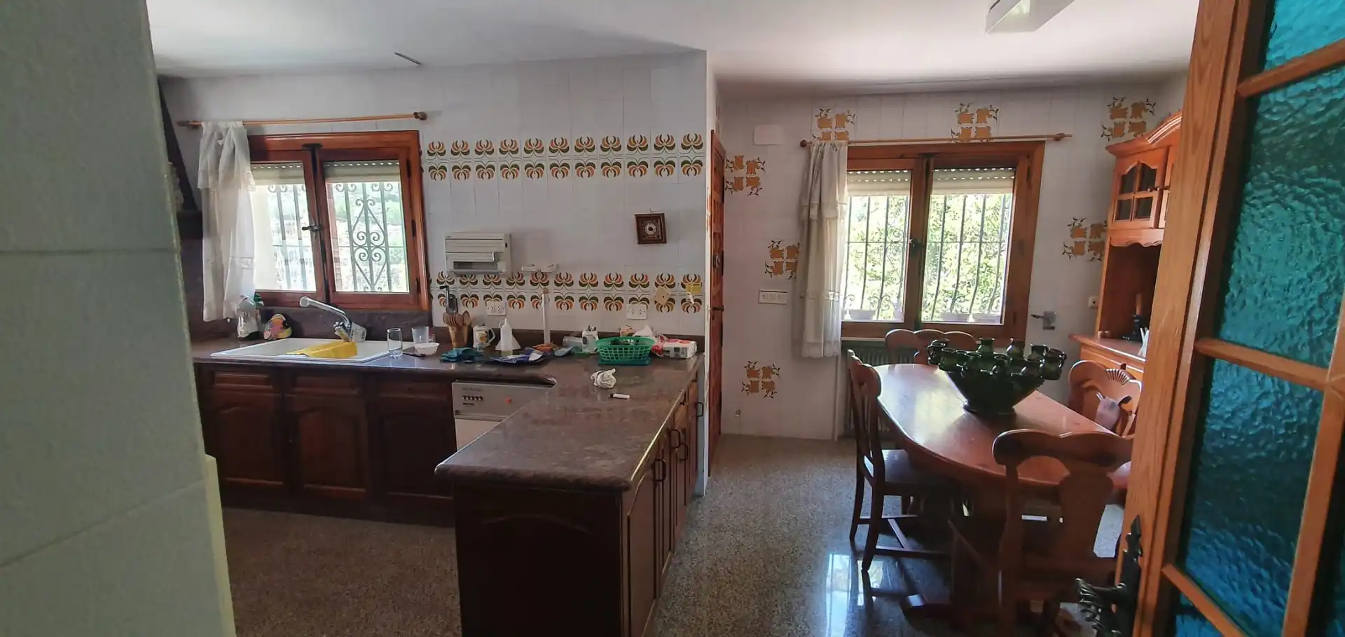 Küche von Wohnung zum Verkauf in Alcoy / Alcoi mit Privatgarten, Terrasse und Abstellraum