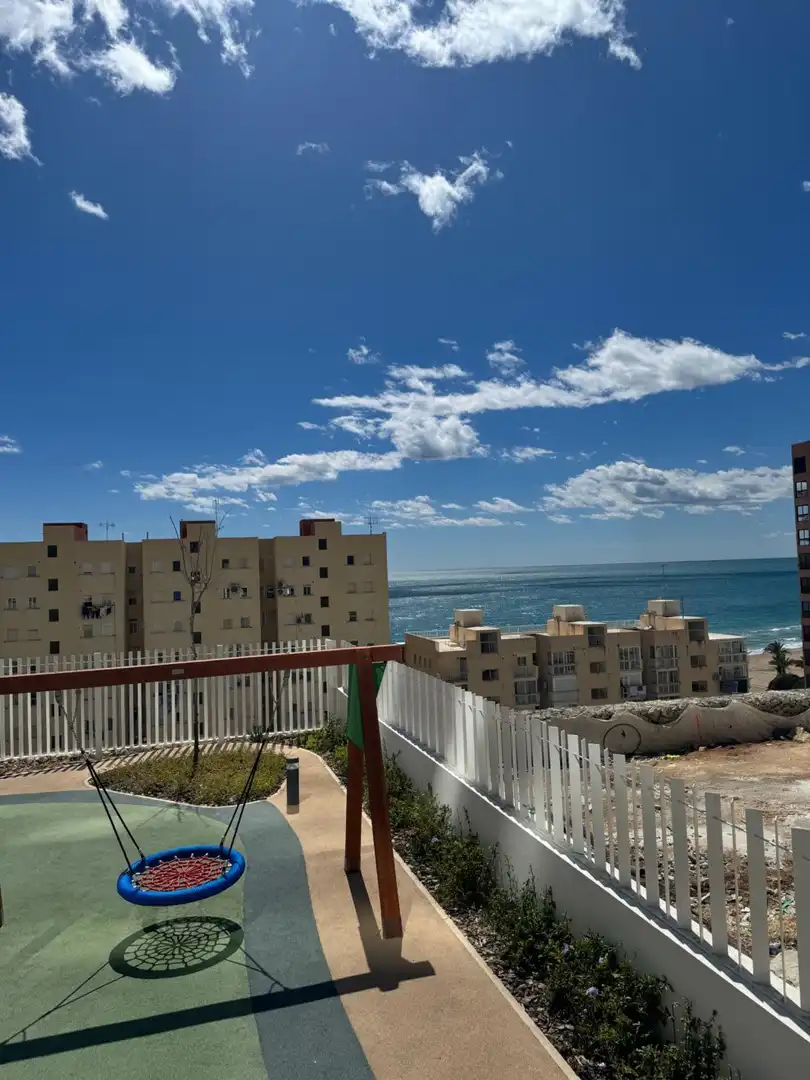 Balcony of Apartments for rent in Benidorm  with Air Conditioner, Heating and Private garden