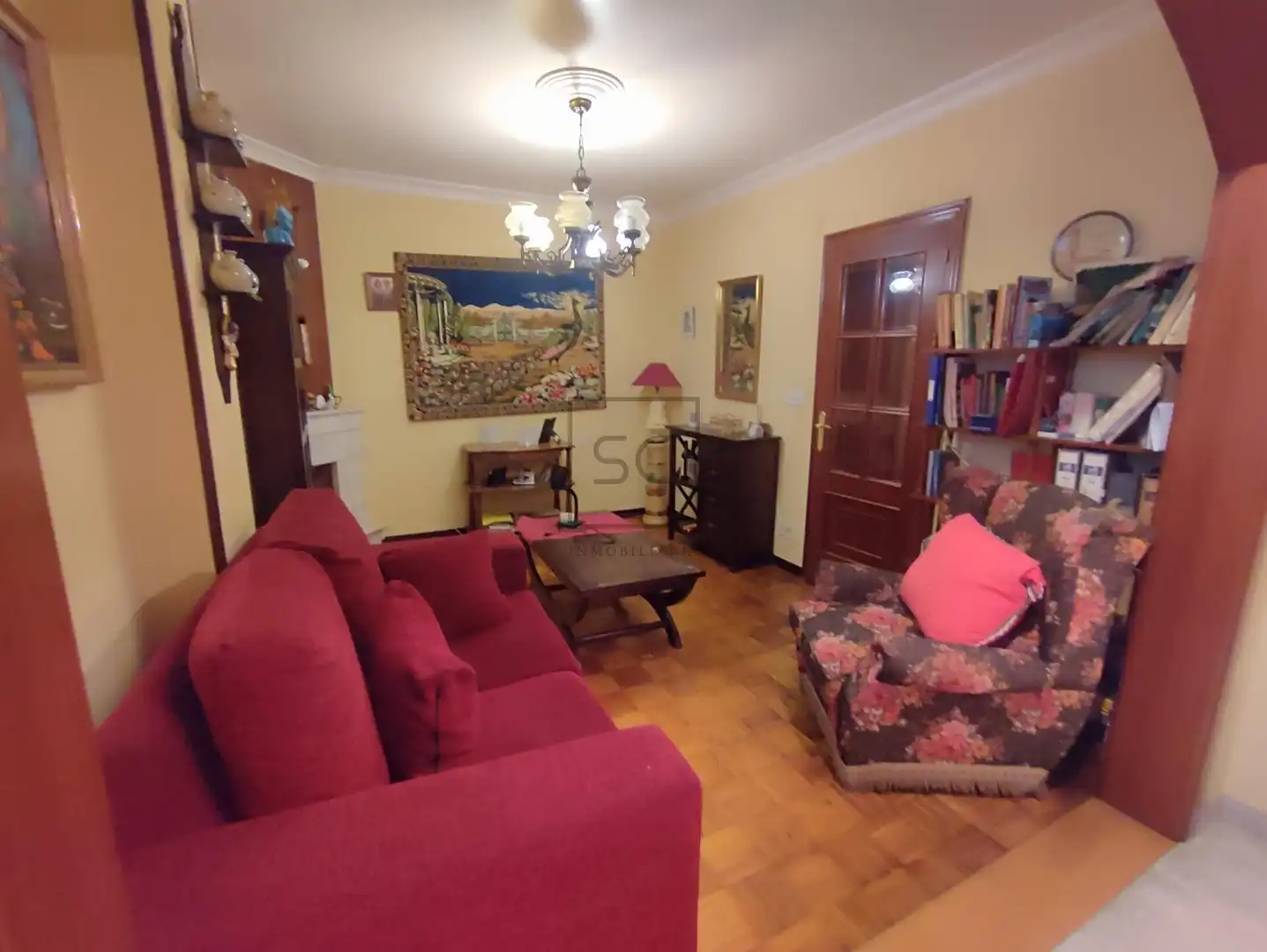 Sala de estar de Piso en venta en Ferrol con Calefacción, Parquet y Terraza