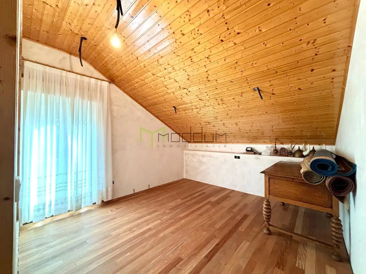 Sala de estar de Casa o chalet en venta en Ames con Calefacción, Jardín privado y Parquet