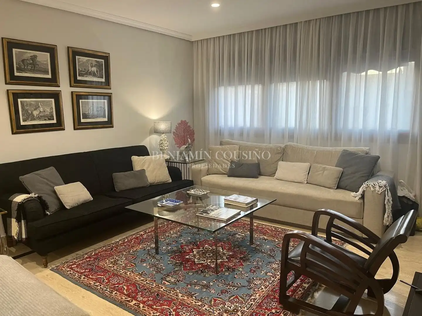 Sala de estar de Piso de alquiler en Madrid con Amueblado