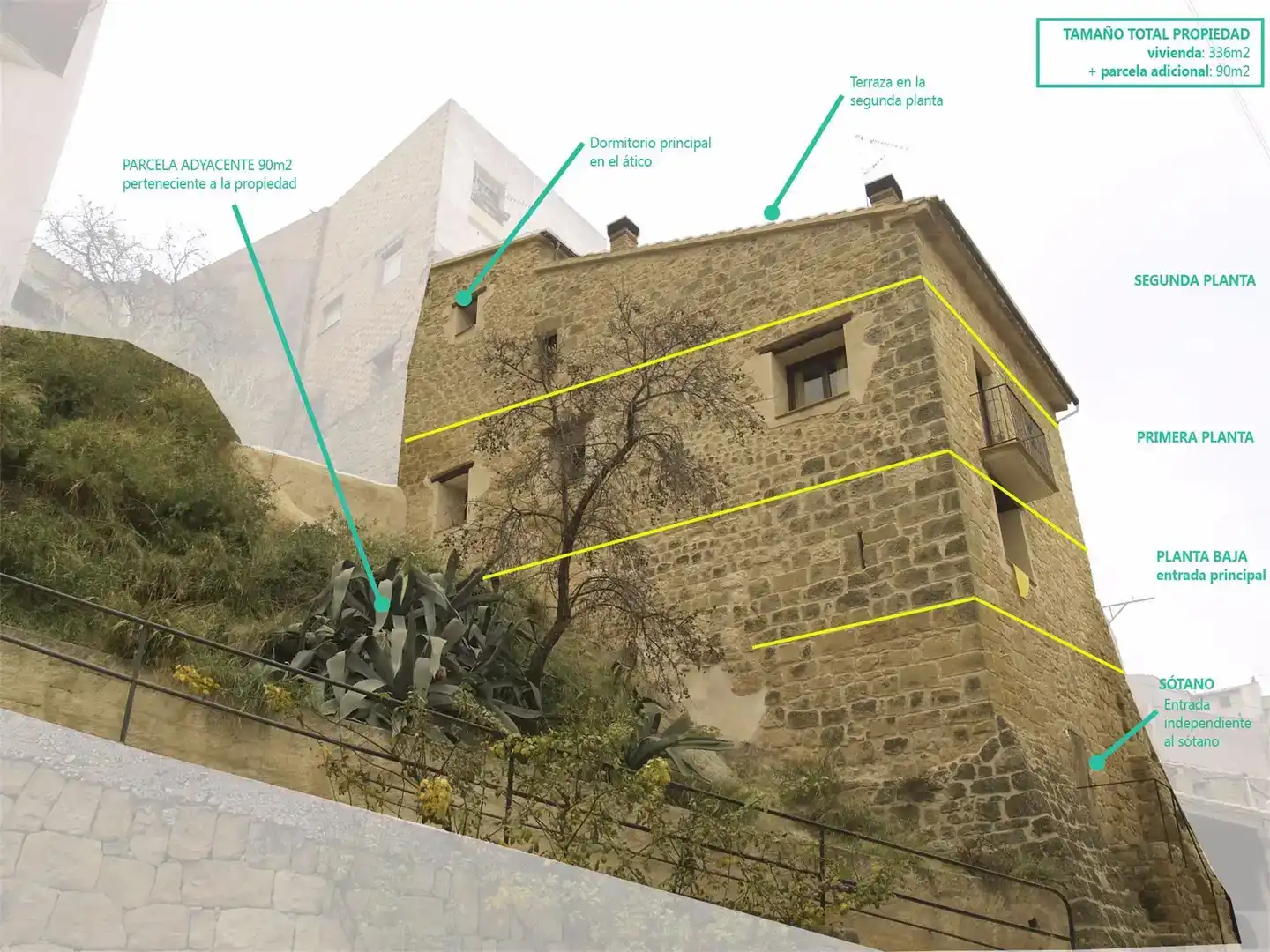 Vista exterior de Finca rústica en venda en Horta de Sant Joan amb Aire condicionat i Balcó