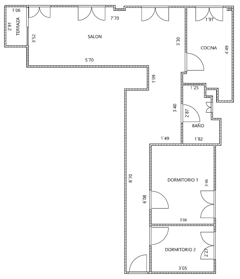 Piso en venta en Madrid con Terraza, Amueblado y Horno