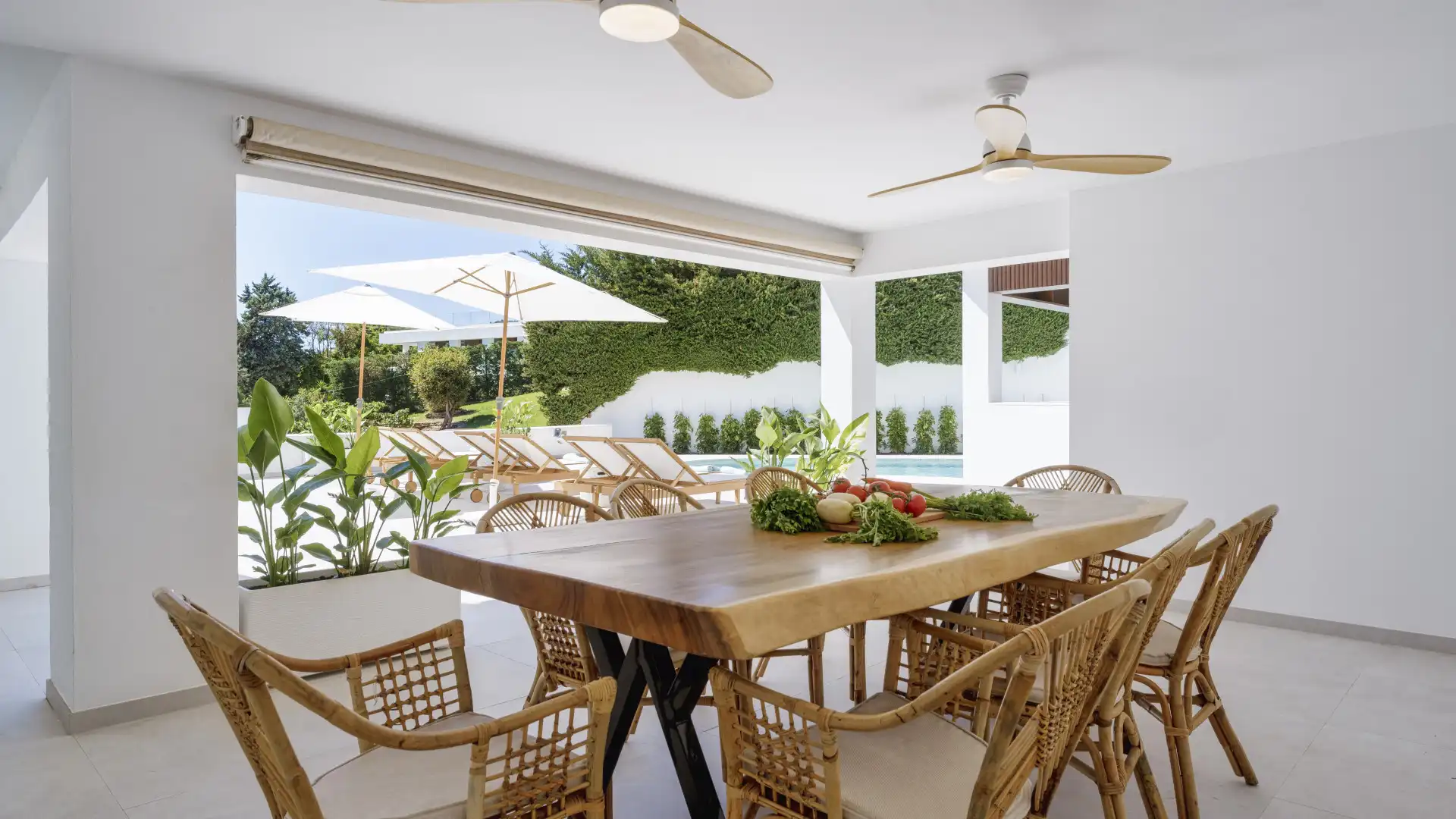 Terraza de Casa o chalet en venta en Marbella con Jardín privado y Piscina