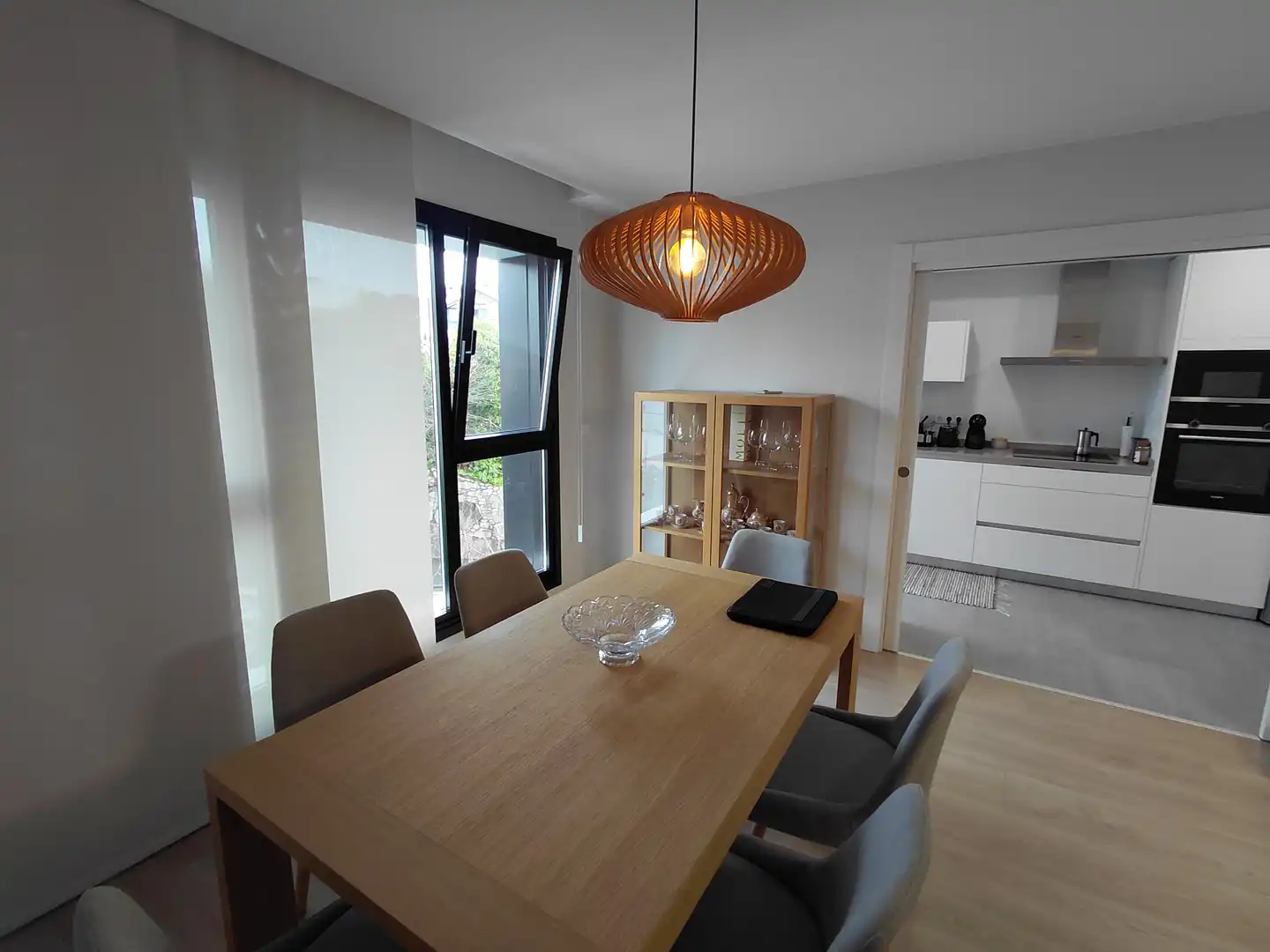 Esszimmer von Wohnung zum Verkauf in Oleiros mit Heizung, Privatgarten und Parkett