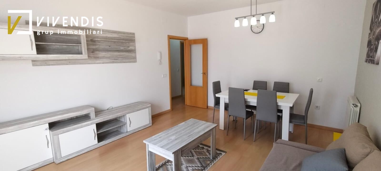 Living room of Flat for sale in Juneda  with Air Conditioner, Heating and Parquet flooring