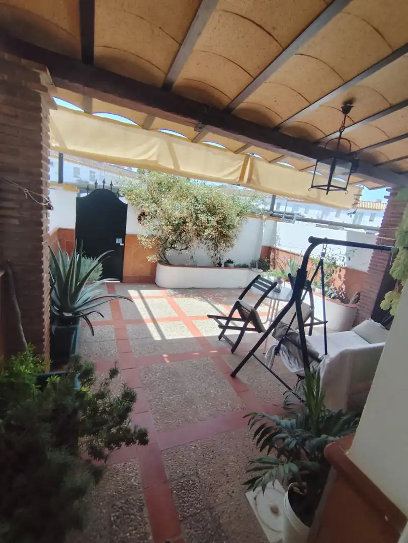 Terrasse von Einfamilien-Reihenhaus zum Verkauf in Arcos de la Frontera mit Terrasse
