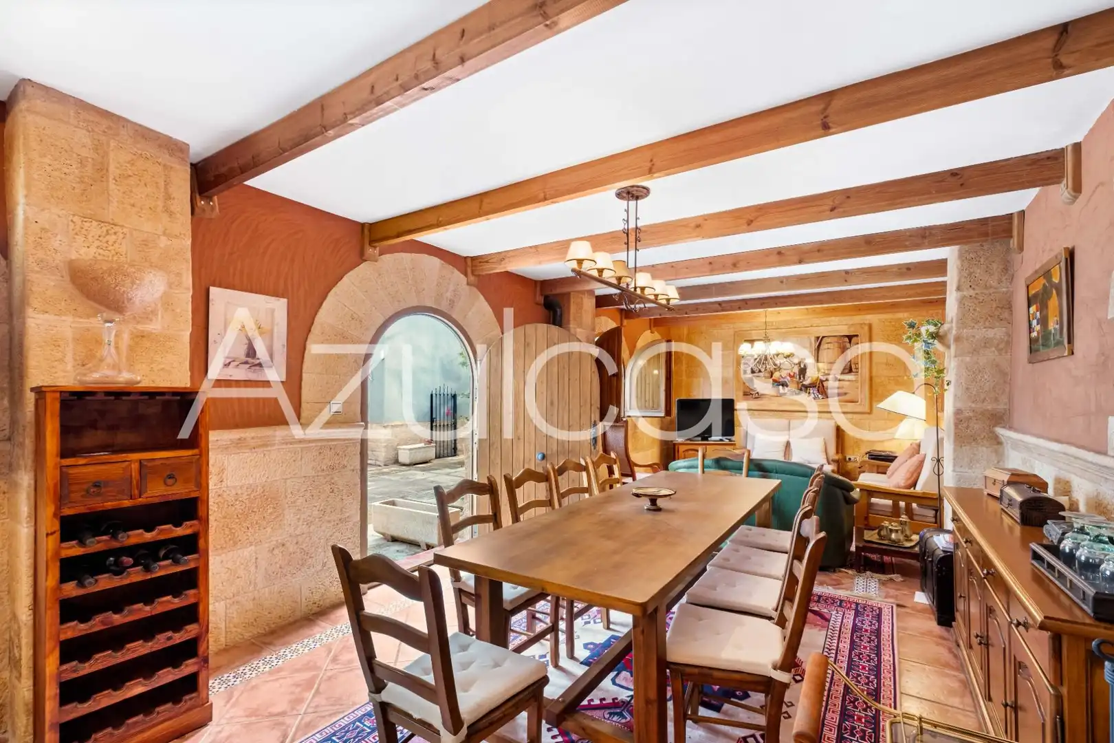 Menjador de Casa o xalet en venda en Alicante / Alacant amb Aire condicionat, Jardí privat i Terrassa