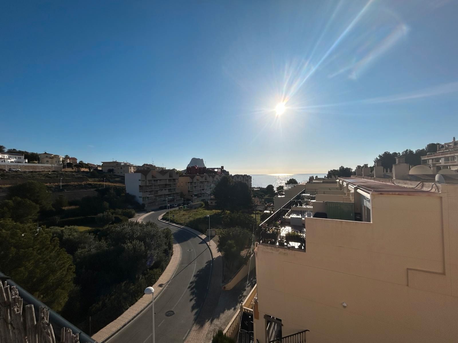 Vista exterior de Àtic en venda en Calpe / Calp amb Moblat, Forn i Rentadora