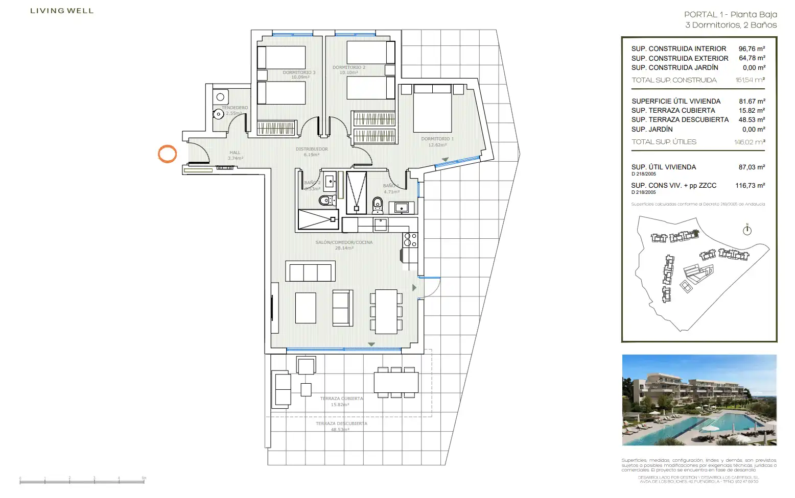 Apartamento de obra nueva con terraza en venta en Hipódromo - Cerrado del Águila, imagen 22