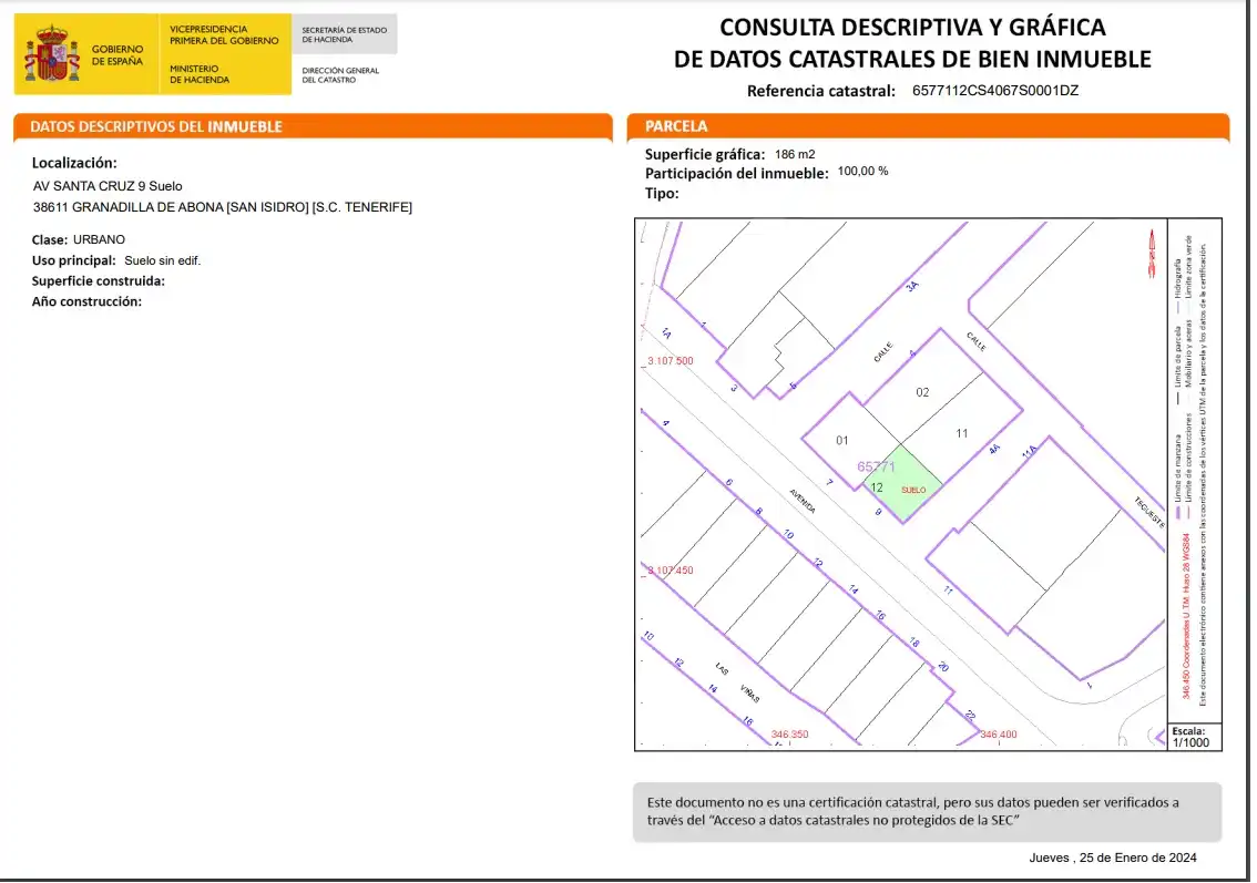 Residential for sale in Granadilla de Abona