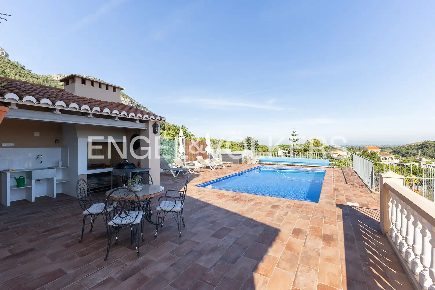 Terrassa de Casa o xalet de lloguer en Corbera amb Aire condicionat, Calefacció i Jardí privat