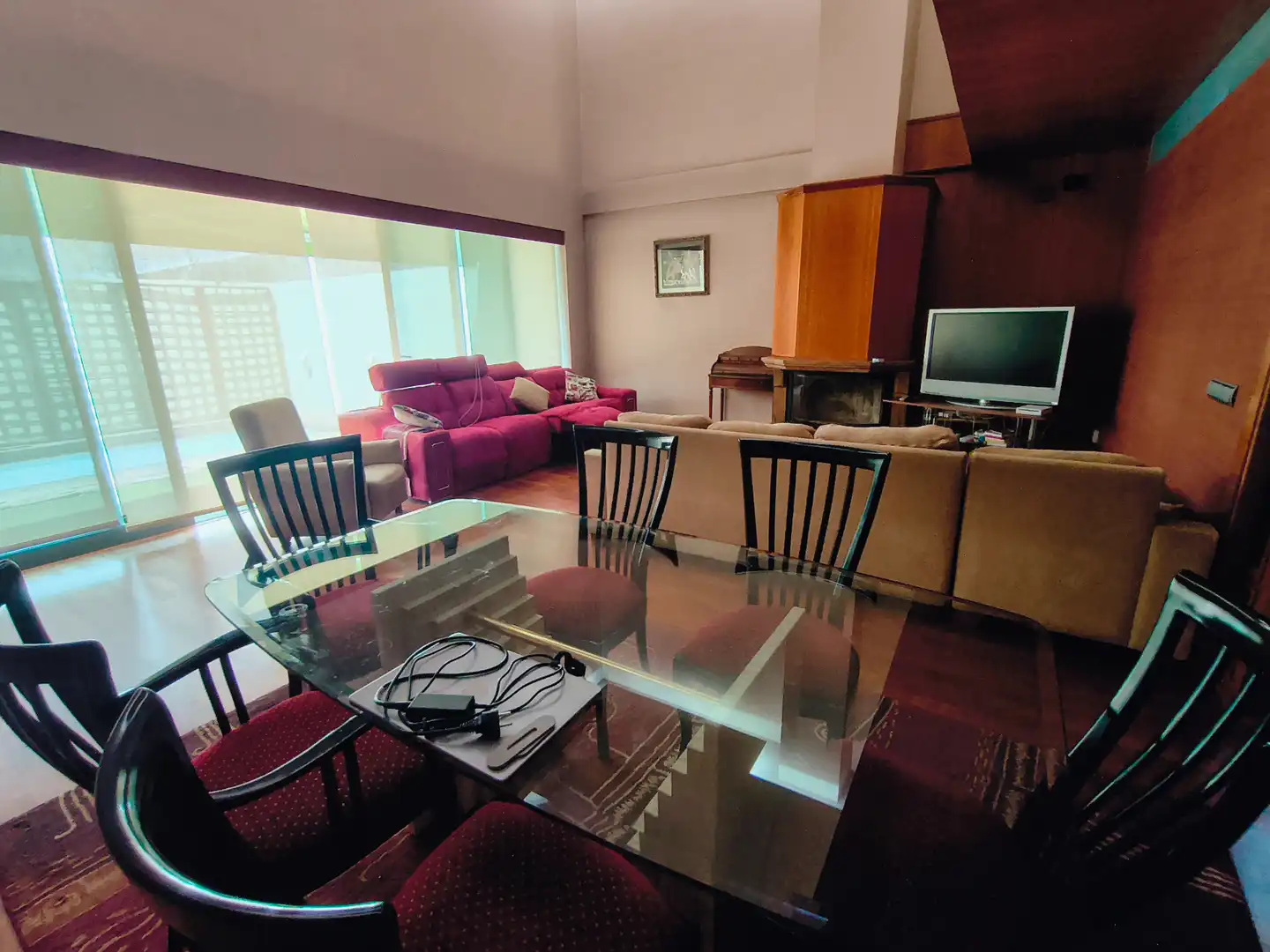 Sala de estar de Casa o chalet de alquiler en San Vicente del Raspeig / Sant Vicent del Raspeig con Aire acondicionado, Parquet y Amueblado