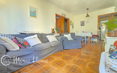 Living room of Flat for sale in La Llagosta  with Storage room, Furnished and Balcony