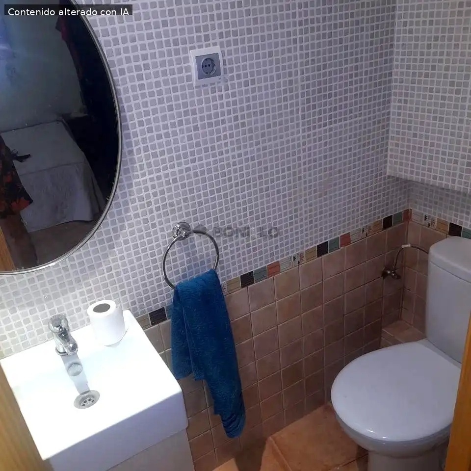 Baño de Casa adosada en venta en Cascante del Río con Calefacción, Terraza y Balcón