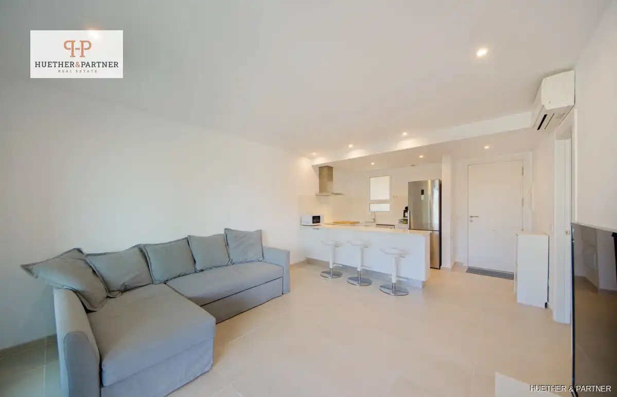 Living room of Flat for sale in Manacor  with Air Conditioner and Furnished
