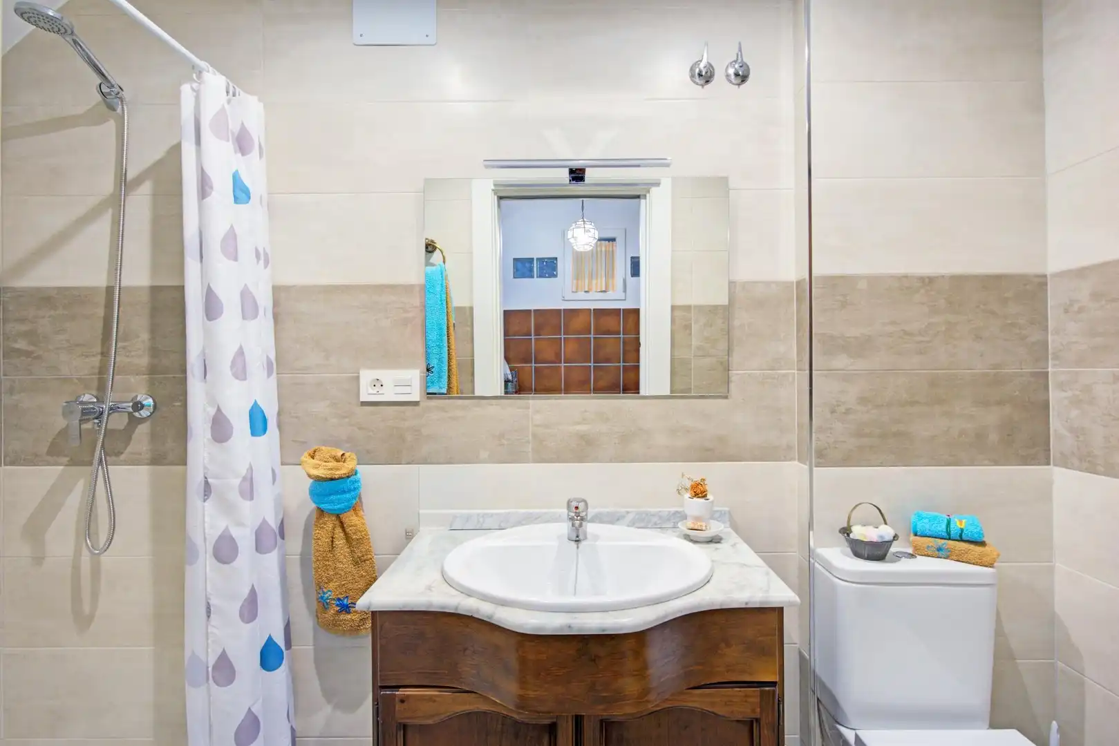 Bathroom of Houses for sale in Jun  with Air Conditioner, Heating and Private garden