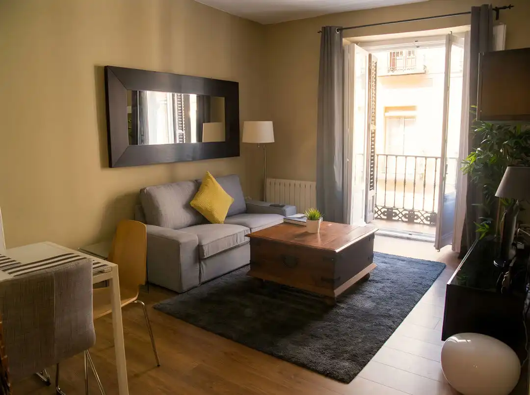 Sala d'estar de Pis en venda en Madrid amb Aire condicionat, Calefacció i Balcó