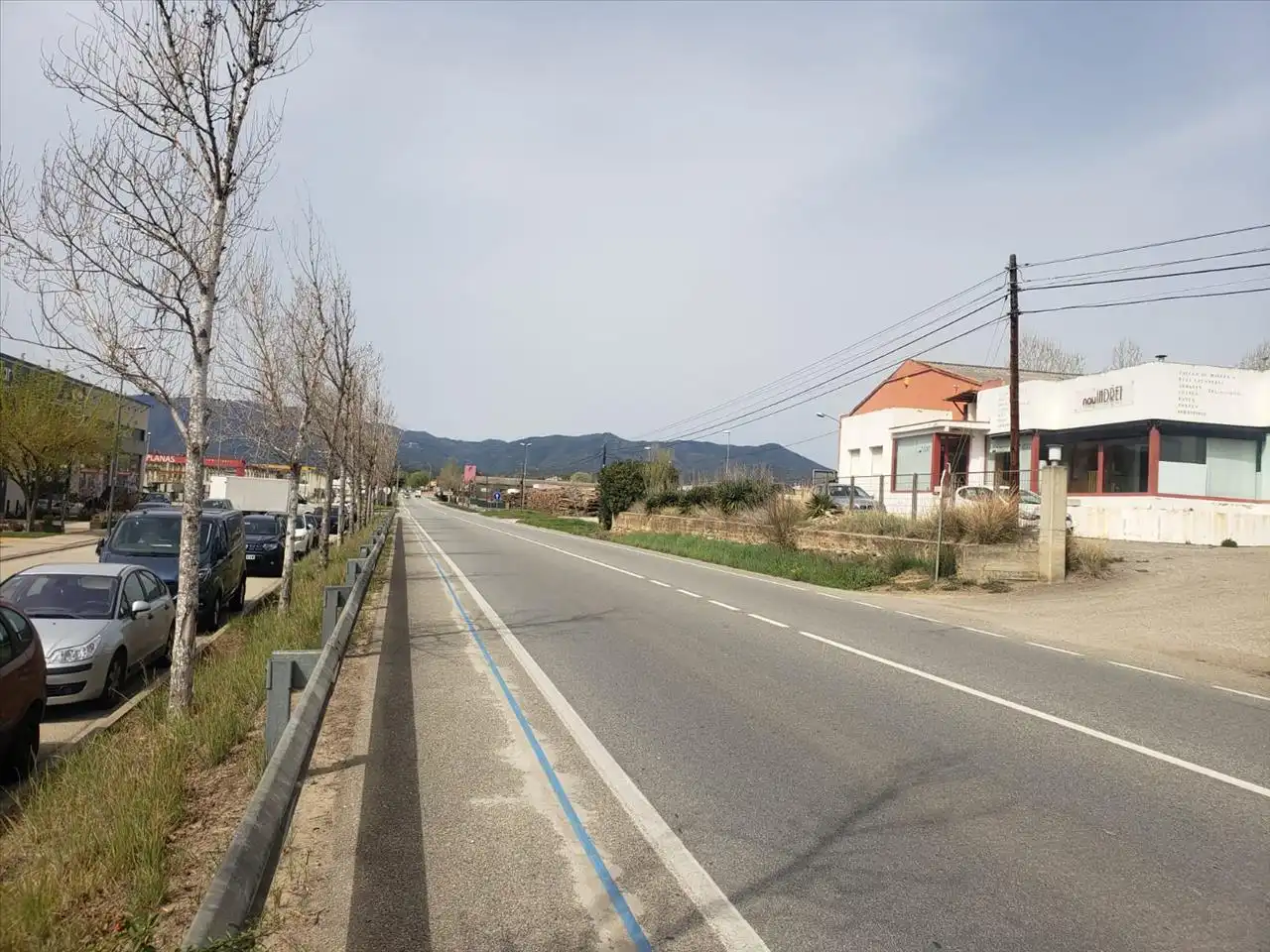 Exterior view of Industrial buildings for sale in Santa Coloma de Farners