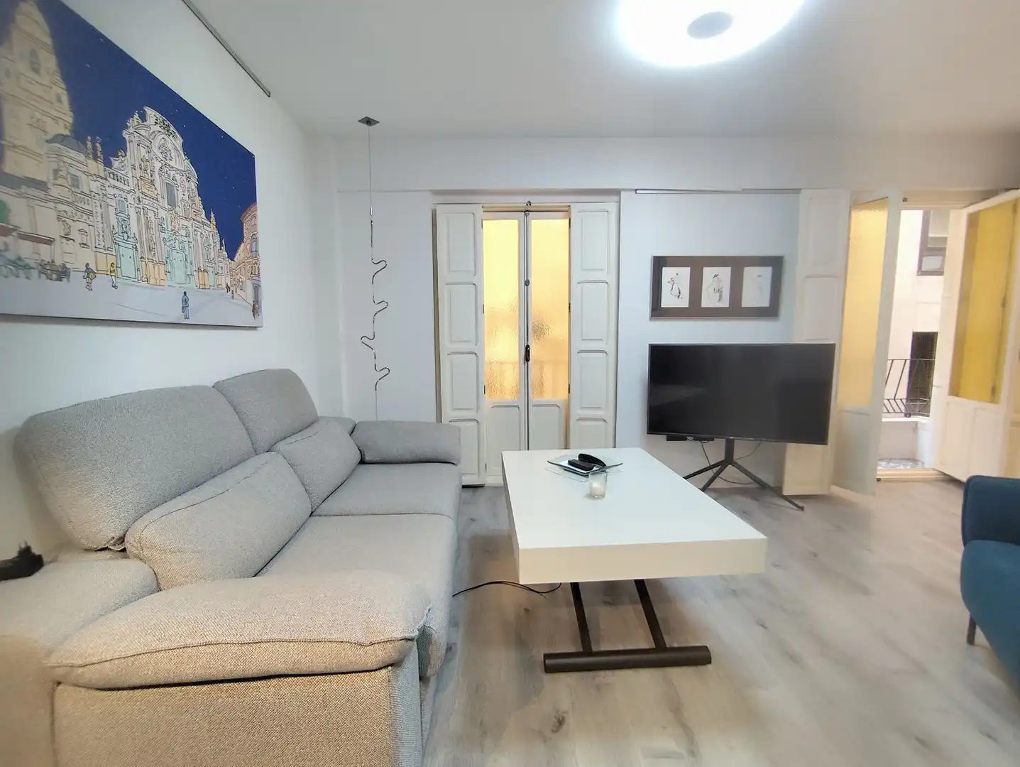 Sala d'estar de Pis en venda en Murcia amb Aire condicionat, Traster i Balcó