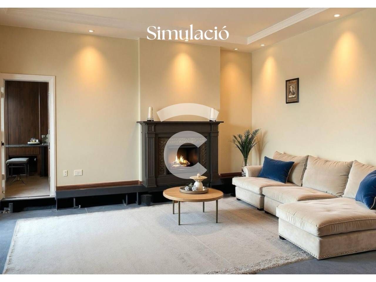 Sala de estar de Casa o chalet en venta en Manlleu