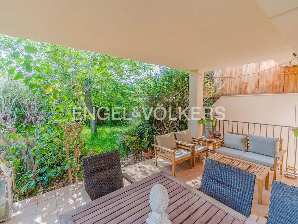 Terraza de Casa adosada en venta en Mutxamel con Aire acondicionado, Calefacción y Jardín privado