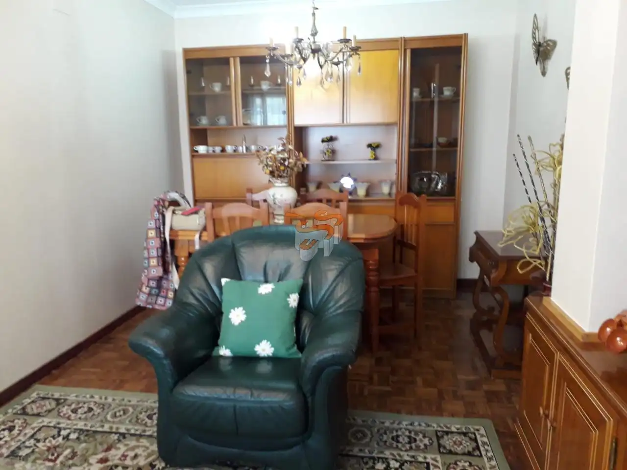 Wohnzimmer von Wohnung zur Miete in Ferrol mit Terrasse und Möbliert