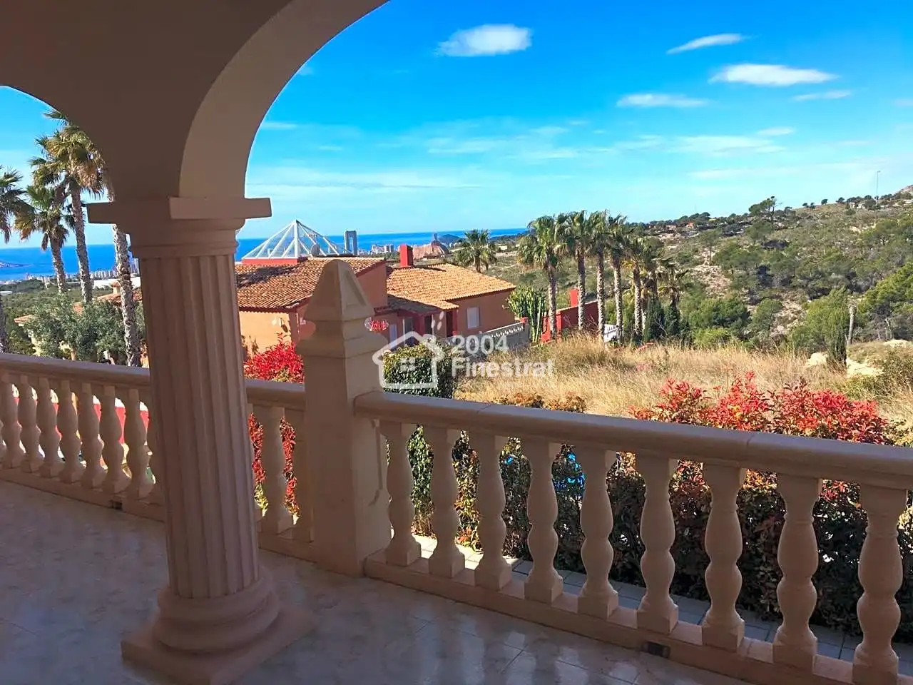 Exterior view of Houses for sale in La Nucia  with Private garden and Swimming Pool