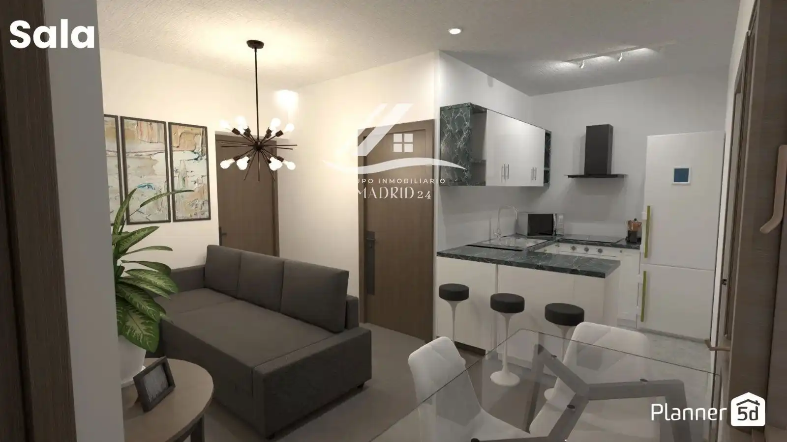 Sala de estar de Piso en venta en Madrid con Aire acondicionado, Trastero y Amueblado