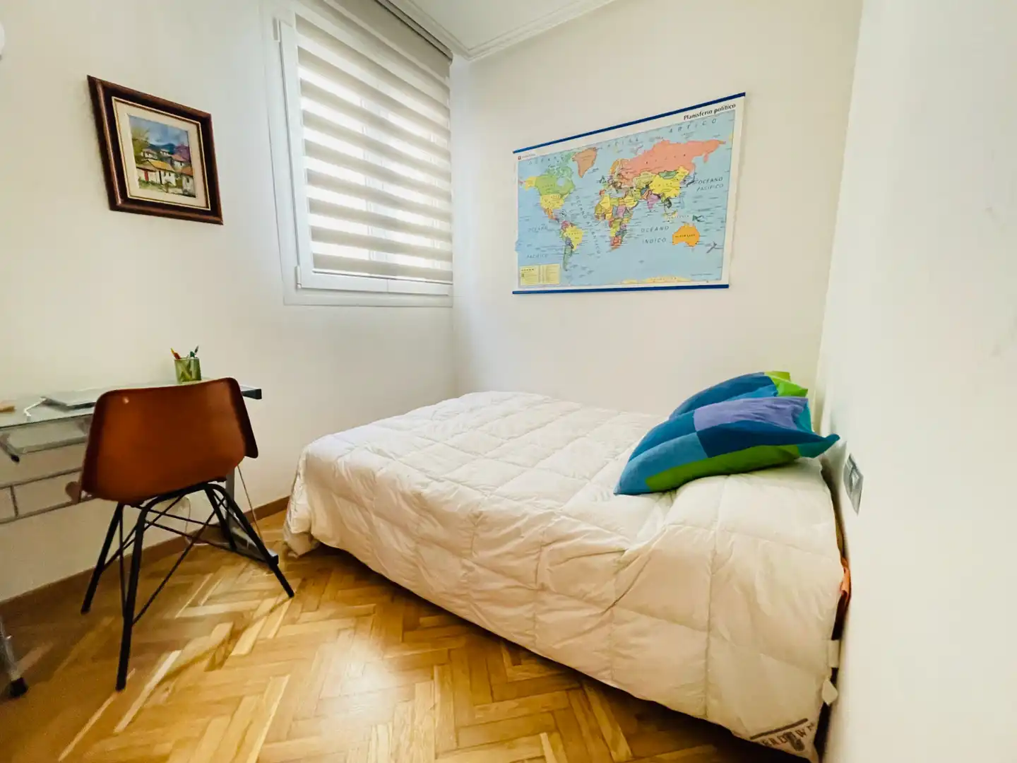 Bedroom of Flat for sale in Zaragoza  with Air Conditioner, Heating and Parquet flooring